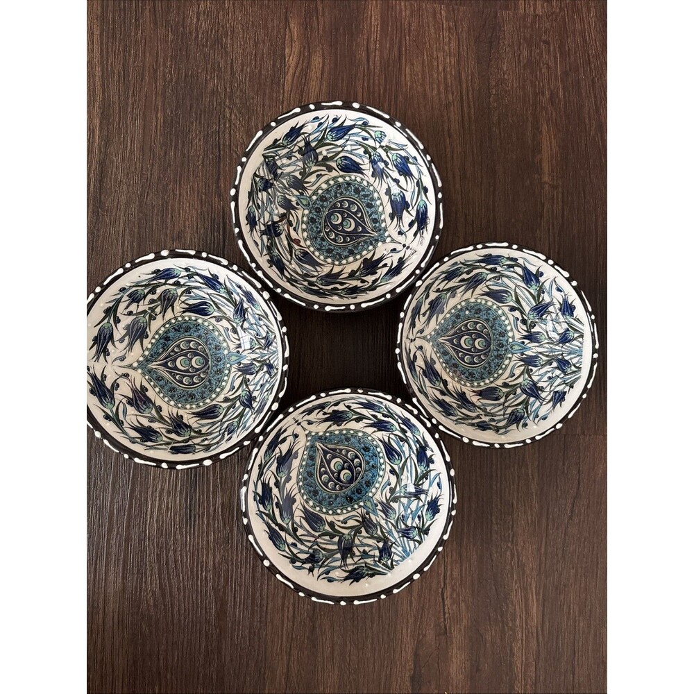 Nakkas Turkish Retro Collectible Handpainted Folk Art Deco Rustic 3D Regency (4)
